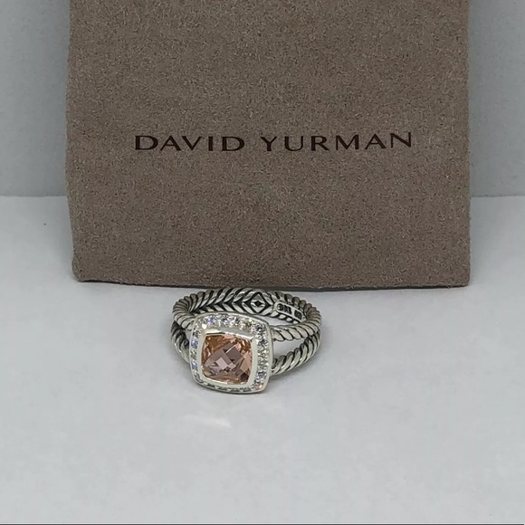 David Yurman Jewelry - David Yurman Morganite Petite Albion ring